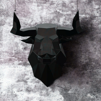 Déco murale - Taureau origami