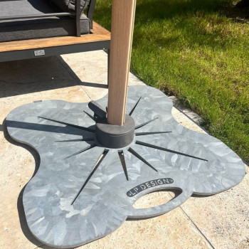 Pied de parasol design « Soleil »