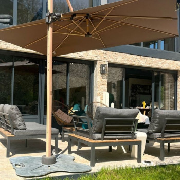 Pied de parasol design « Soleil »