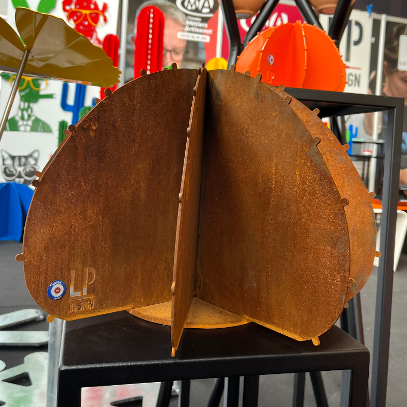 Cactus boule 8F CORTEN